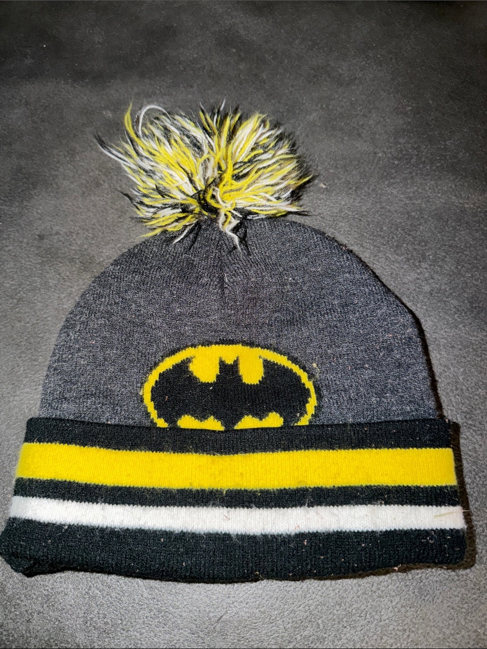 Kids Batman superhero beanie bom hat winter cap dc comics